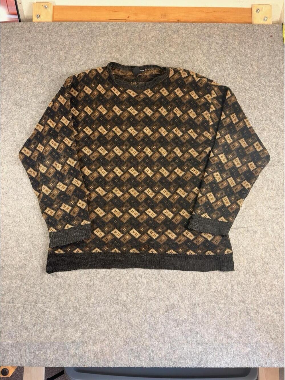 Vintage Knightsbridge Sweater Mens Large Knit Crewneck 90s